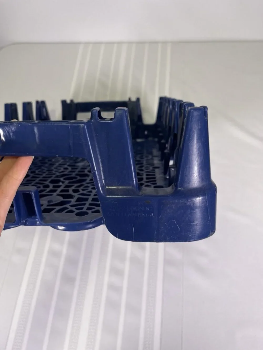 VTG 90s Pepsi Cola Crate Case Blue Plastic Carrier Tray 24 Bottles Display Retro